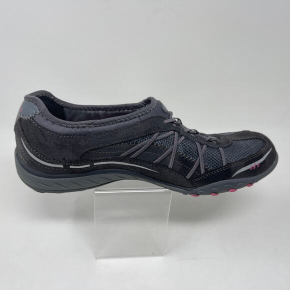 Skechers Slip-On Sport Sneakers Relaxed Fit Womens 7 1/2 Gray 82.7=L.3.4 - Picture 5 of 13